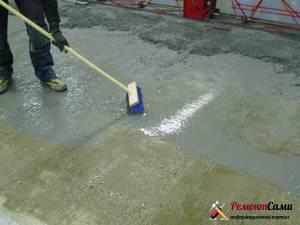 Обеспыливатель бетона