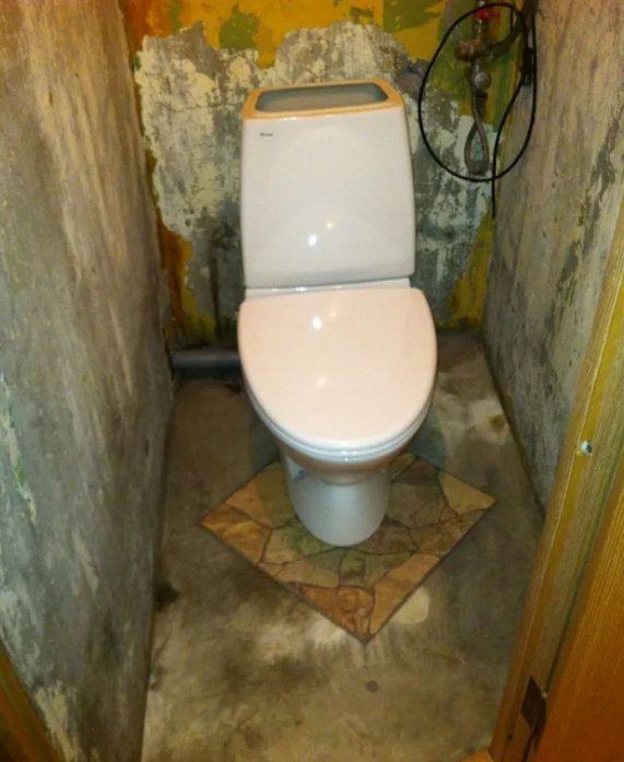Ремонт туалета в хрущевке. Фото после ремонта. Ремонт пола, стен и потолка в туалете. Пошаговая инструкция