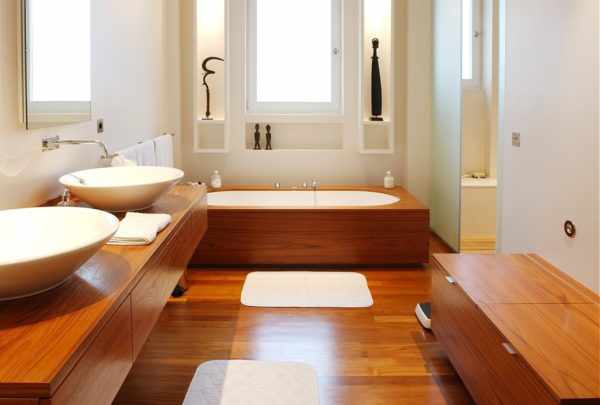 Интерьер ванной в минималистическом стиле
