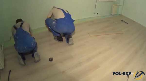 Укладка ламината