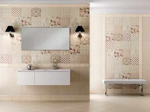 Керамическая плитка и плинтус для ванной Vallelunga Via Veneto