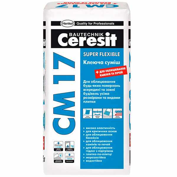 Клей для плитки Ceresit СМ-17