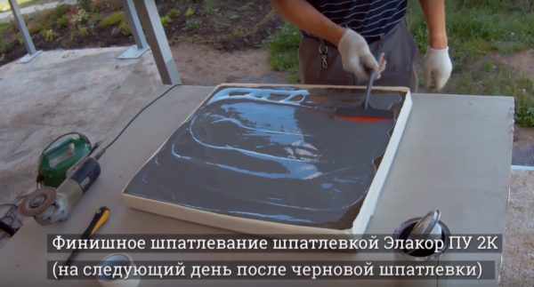 Разравнивание смеси