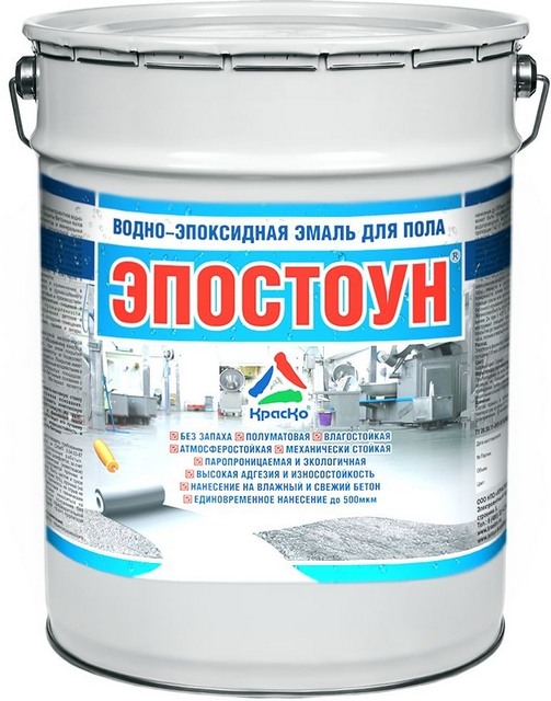 Краска «Эпостоун» - высокопрочное покрытие бетонных полов