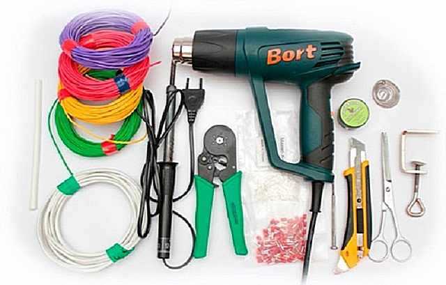Инструменты и материалы для проведения электромонтажных работ