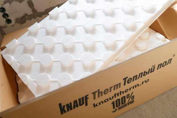 Теплоизоляционные маты с бобышками для теплого пола Knauf Therm 0,72 кв.м