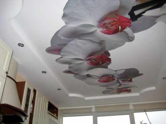 Натяжные потолки: фото и основные преимущества разных видов полотен