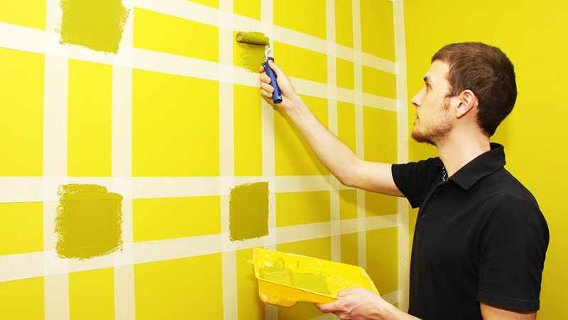 Декоративная краска для стен - как использовать, особенности нанесения