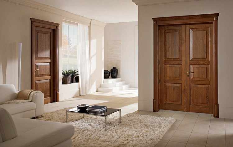 Внешний вид двери зависит от используемой древесины