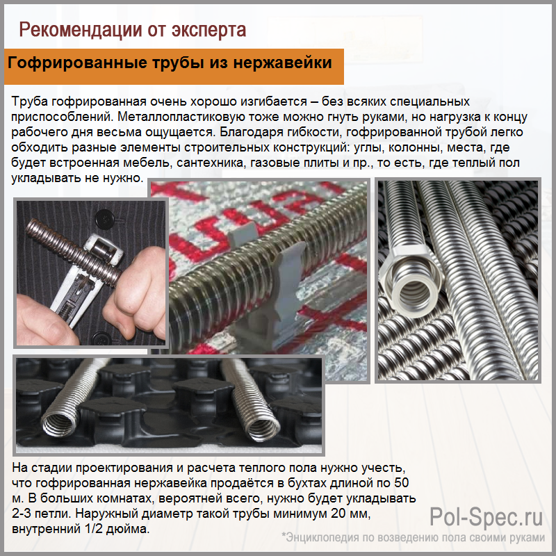 Гофрированные трубы из нержавейки