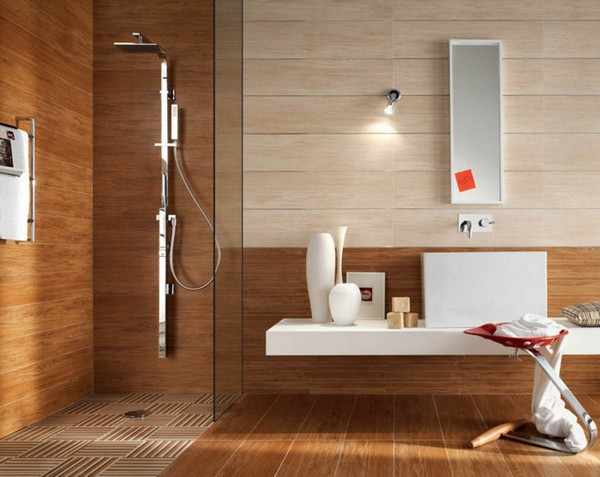 Ламинат вполне можно использовать и в ванной комнате, главное – правильно выбрать материал