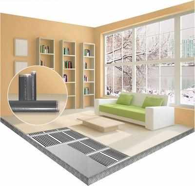 Инфракрасными элементами можно обогреть отдельные участки помещения, создав зоны повышенного комфорта