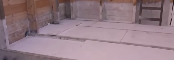 Утепление бетонного пола по лагам