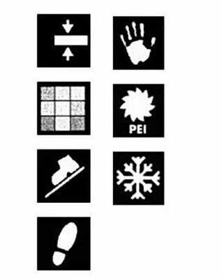 Графические символы на упаковках кафельной плитки