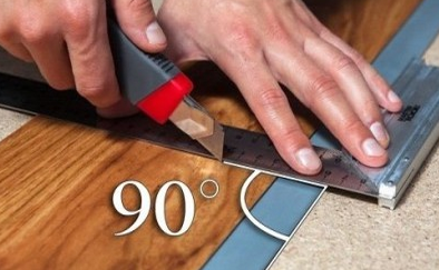 Для обрезки планок пользуются карандашом, линейкой и строительным или канцелярским ножом