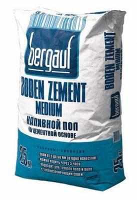 Сухая строительная смесь для стяжки Bergauf-Boden-Zement-Medium