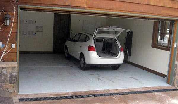 Толщина бетонного пола в гараже