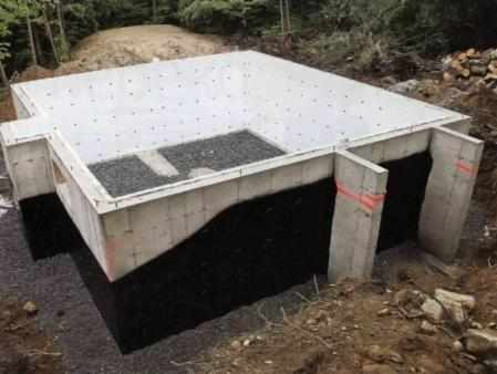 Гидроизоляция цоколя перед обустройством бетонного пола