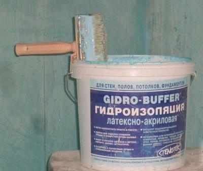 Состав для обмазочной гидроизоляции