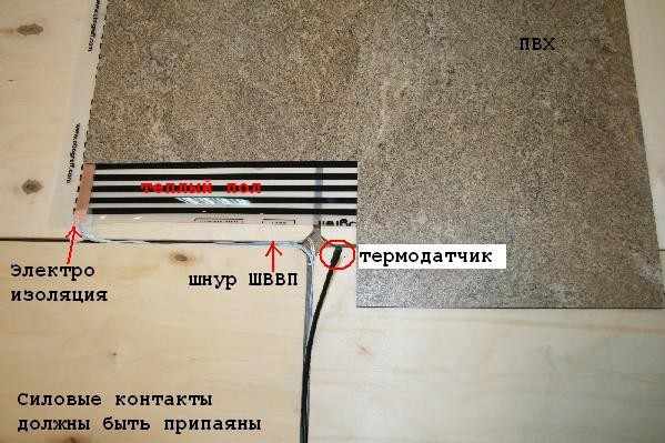Теплый пол под плитку