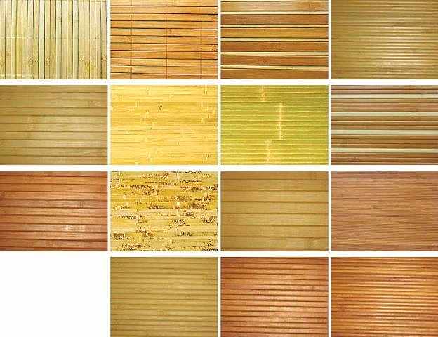 Разновидности бамбуковых обоев