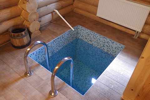 Бассейн в бане: советы по строительству и обустройству бассейна своими руками