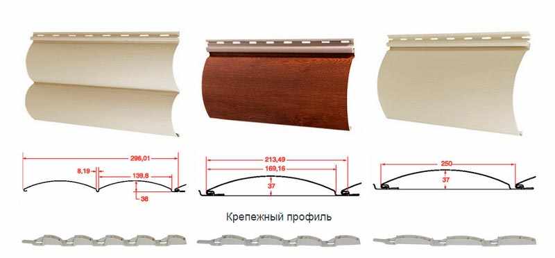 Виды профиля и размеры