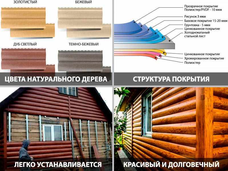 Преимущества металлосайдинга